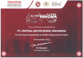 Contribution to All New Kijang Innova Project